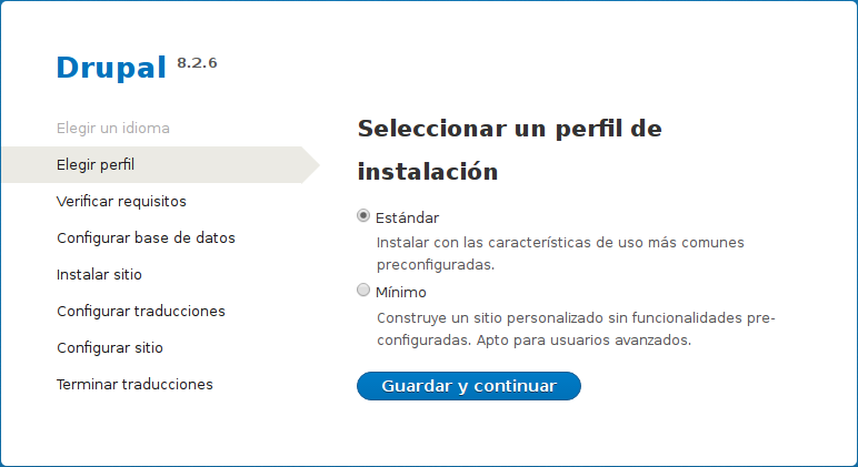 Instalacion drupal