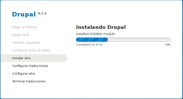 Instalacion drupal