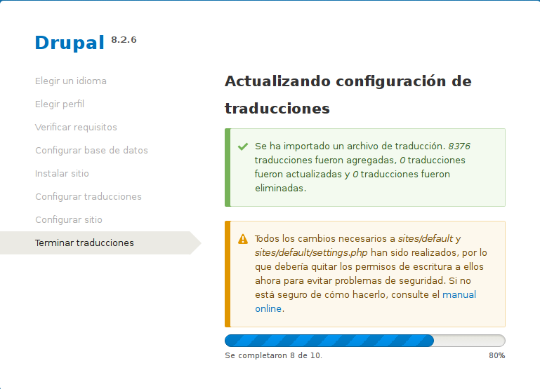 Instalacion drupal